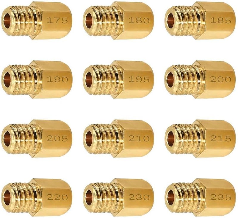 Strongthium Main Jet Kit for Mikuni VM TM Carburetors Large Hex VM4/042 175# ~ 235# - Image 1